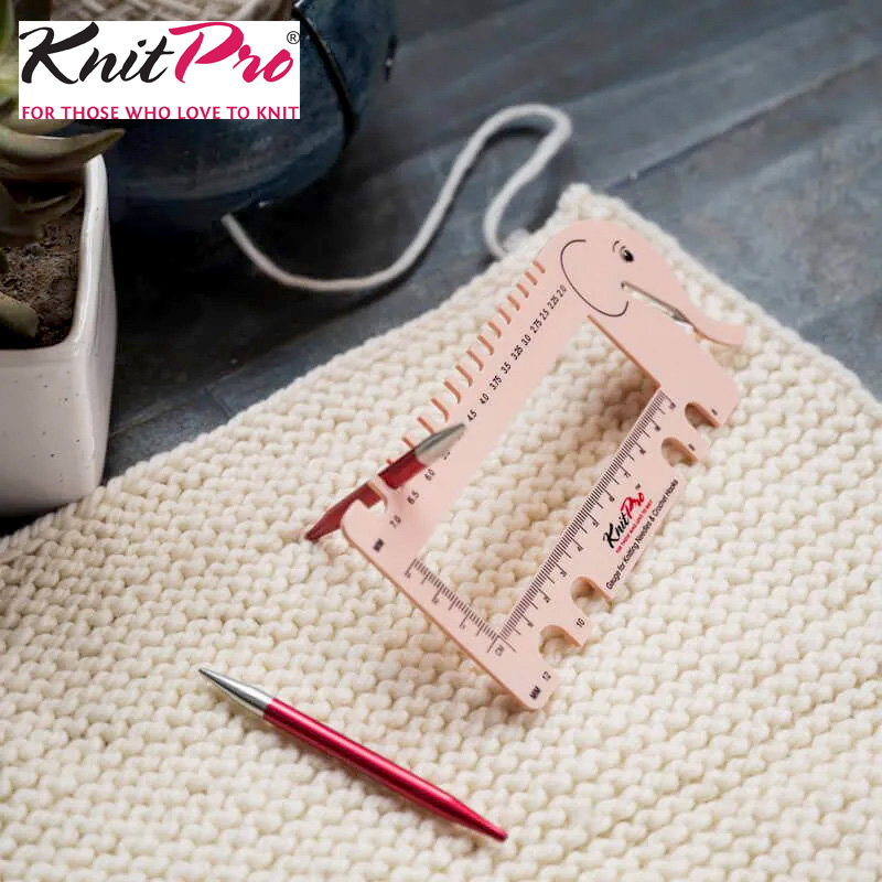 Home Textiles Usa - Herramienta de ganchillo Knitpro, medidor de