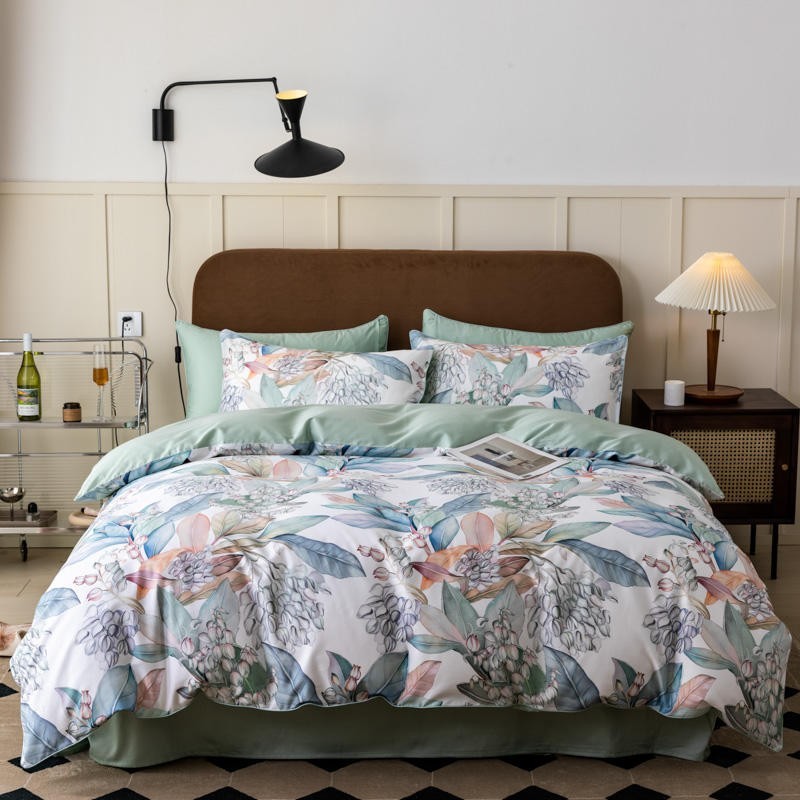 Home Textiles Premium - Juego de fundas de edredón 100%