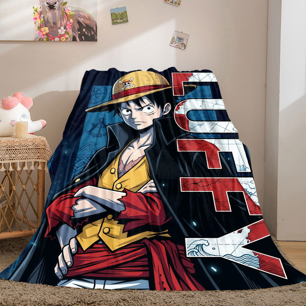 Home Textiles Premium - Manta de Franela con Estampado Premium