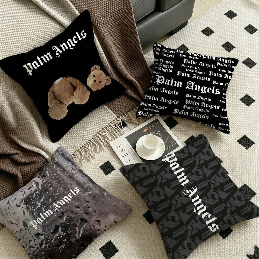 Home.Textiles Cushion - B_Palms Bear A_AngelS Funda de Cojín