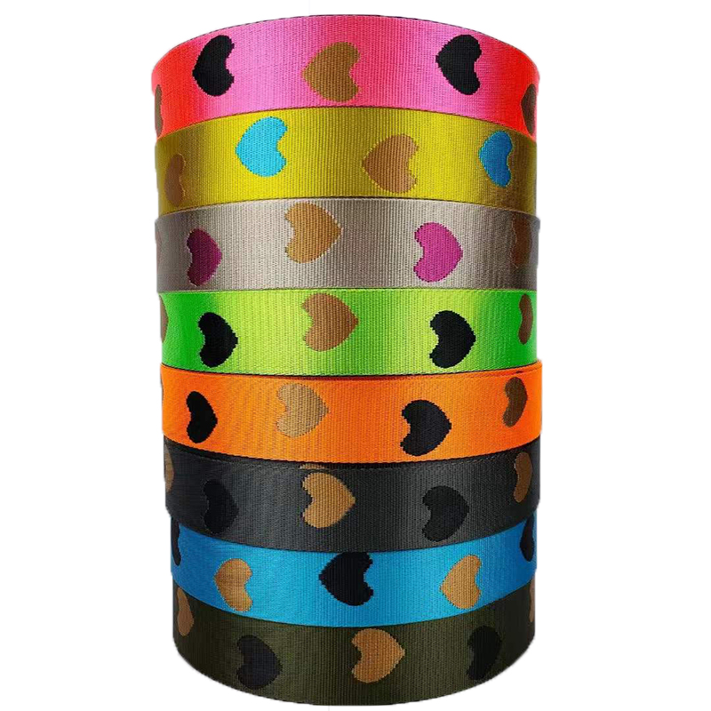 Home Textiles Sale - Correas Jaquard con diseño de amor