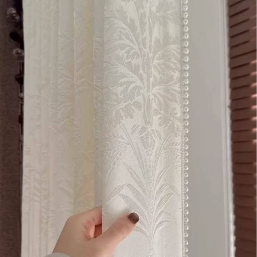 Home Textiles Luxury Curtains - Cortinas Jacquard de Lujo con Relieve,