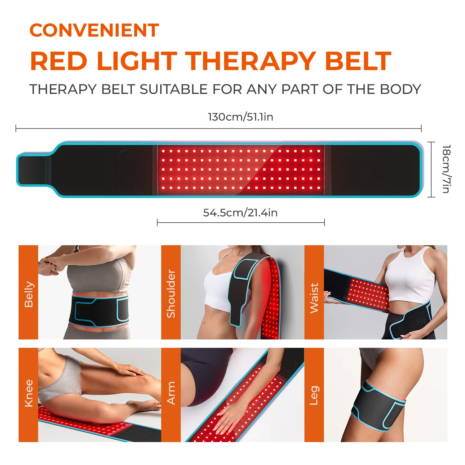 Cinturón de Terapia de Luz Roj - Heated Pad Electric reseña y precio