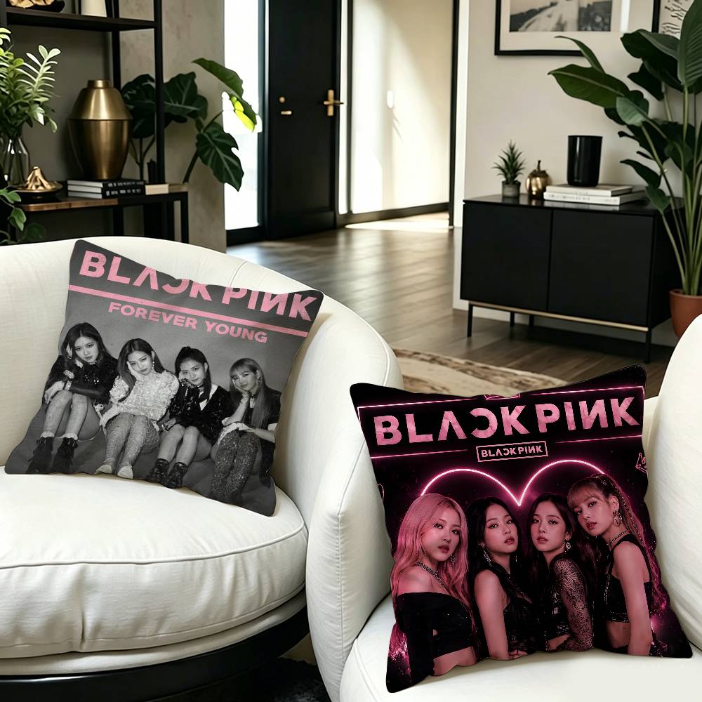 Funda de Cojín B-Black Kpop P- - Home.Textiles Cushion reseña y precio