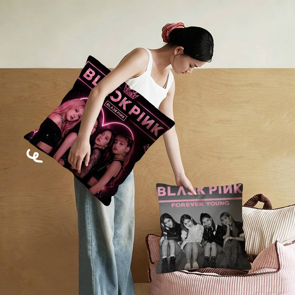 Funda de Cojín B-Black Kpop P- - Home.Textiles Cushion reseña y precio