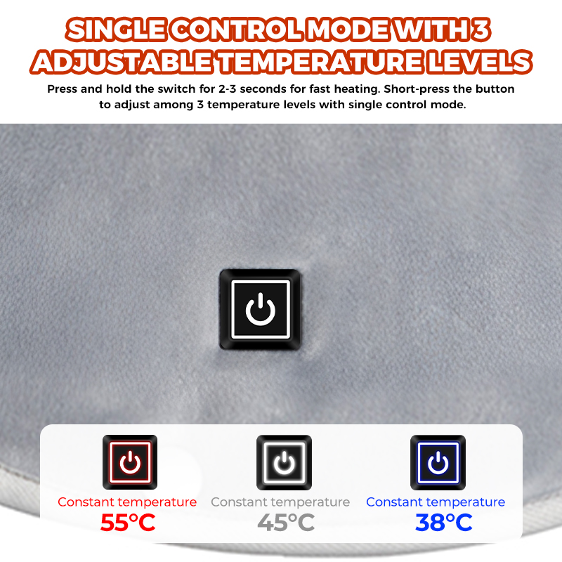 Chal Eléctrico con 3 Zonas de  - Heated Pad Electric reseña y precio