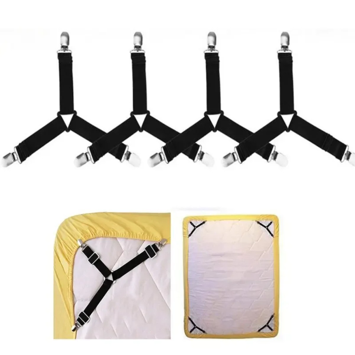 Sujetadores de sábanas de 4-8  - Fitted Sheet Deep reseña y precio