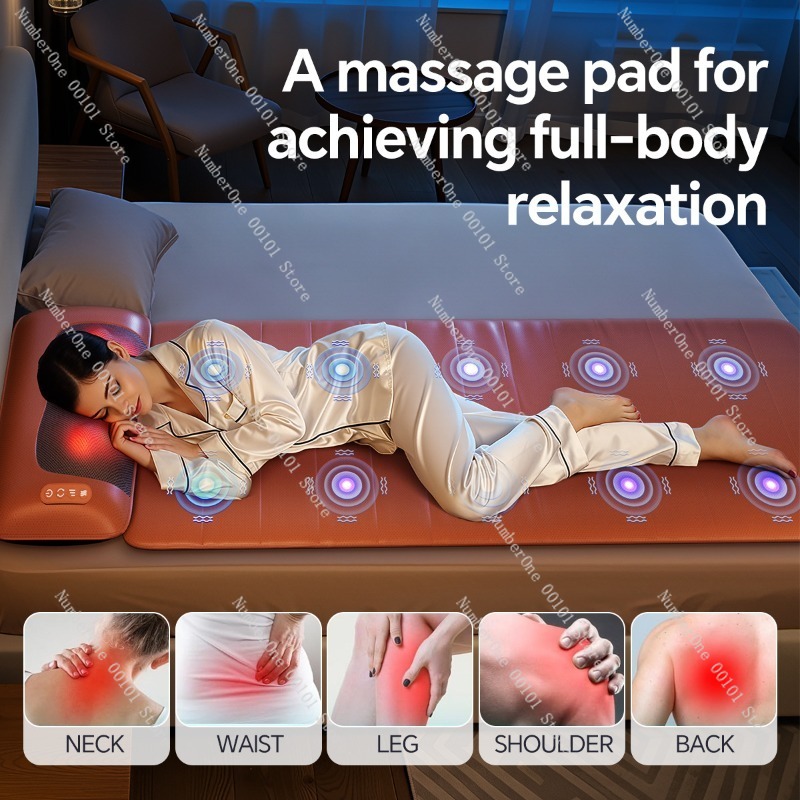 Colchón de Masaje Corporal Com - Heated Pad Electric reseña y precio