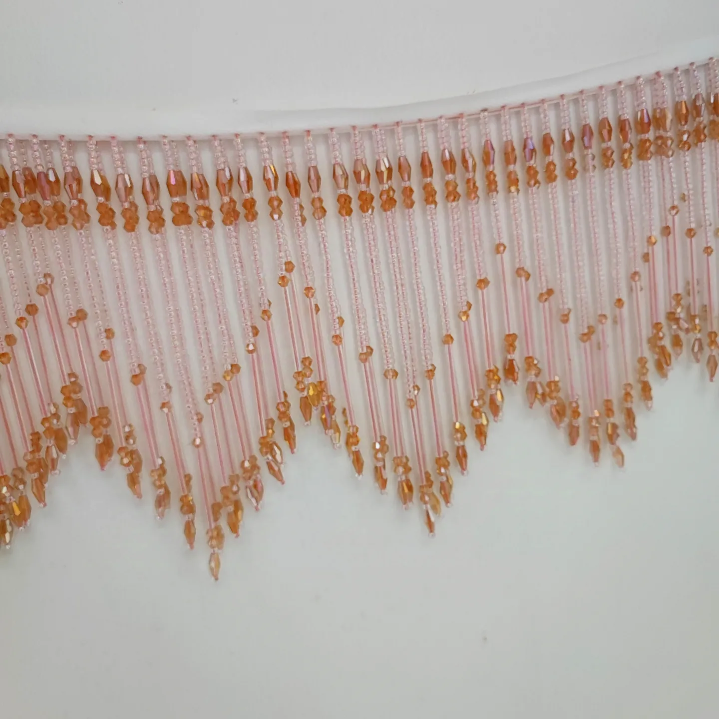 Adorno de flecos con cuentas h - Home Textiles Luxury Curtains reseña y precio