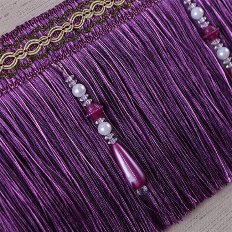 Exquisito adorno de borla con  - Home Textiles Luxury Curtains reseña y precio