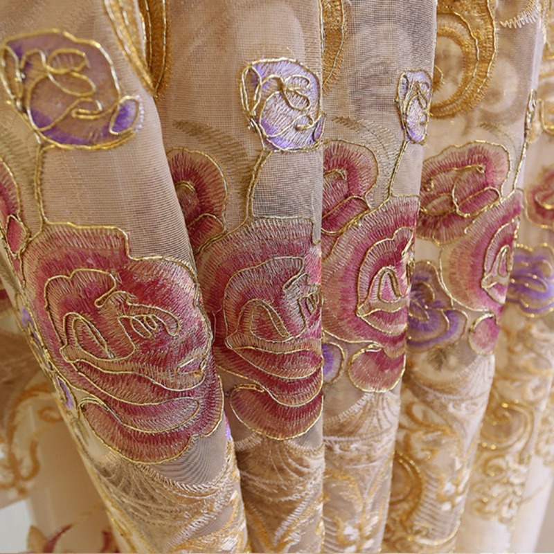 Cortinas de Textil Beige de Al - Home Textiles Luxury Curtains reseña y precio
