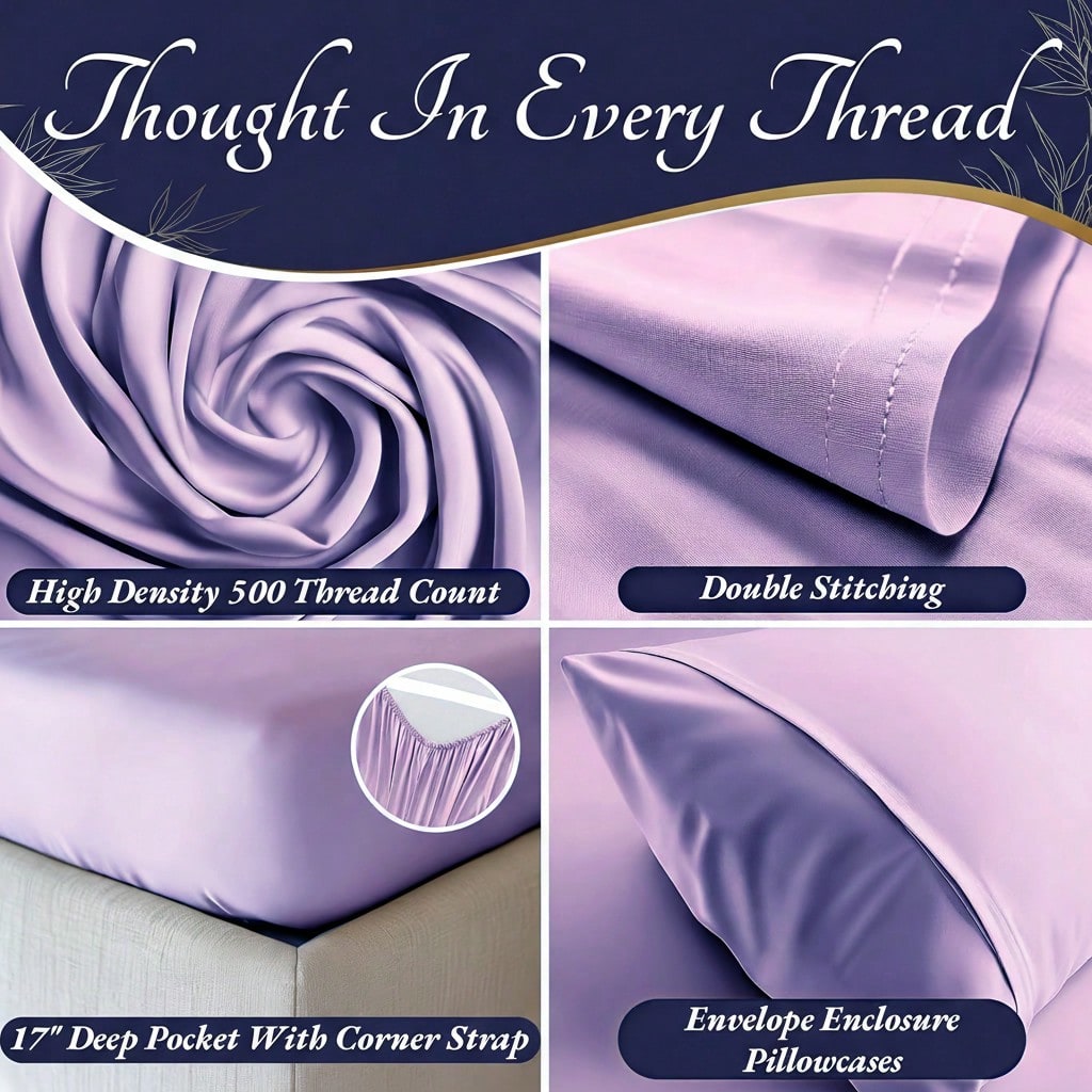 Juego de 4 piezas de ropa de c - Fitted Sheet Deep reseña y precio